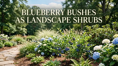 Blueberry Bushes as Landscape Shrubs
