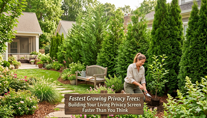 Fastest Growing Privacy Trees: Building Your Living Privacy Screen Faster Than You Think