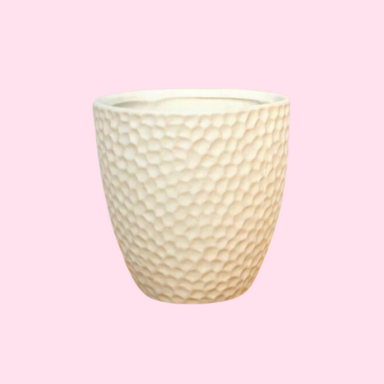 Mia' Dimpled Ceramic Pot