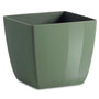 green square resin pot on a white background