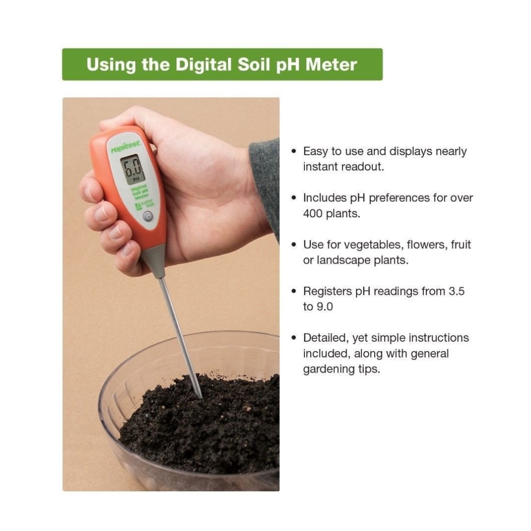 general soil moisture meter Luster Leaf Digital pH Soil Meter