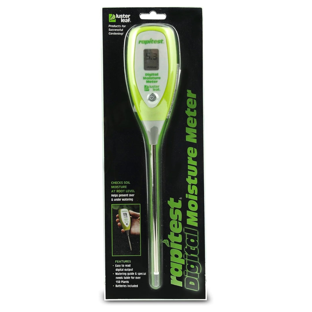 best soil moisture meter for indoor plants Luster Leaf Rapitest Digital Moisture Meter