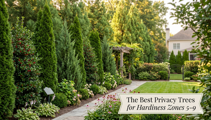 Best Privacy Trees for Zones 5–9