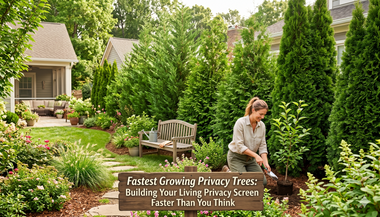 Fastest Growing Privacy Trees: Building Your Living Privacy Screen Faster Than You Think