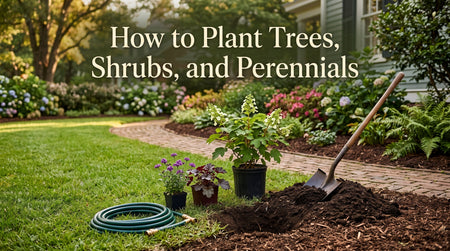 How to Plant Trees, Shrubs & Perennials the Right Way