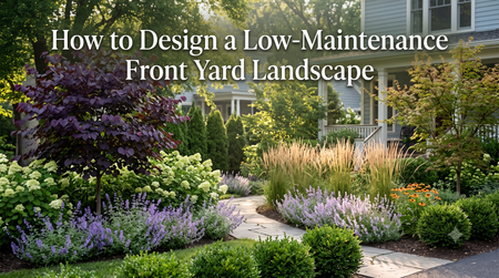 How to Design a Low Maintenance Front Yard Landscape