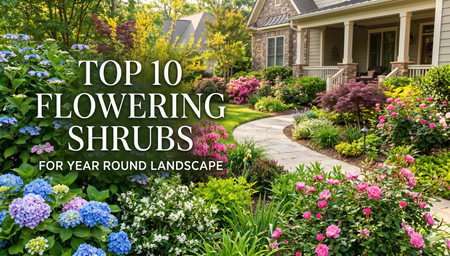 Top 10 Flowering Shrubs For All-Season Color
