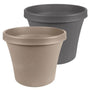 two colors of the blake plastic growing pot
