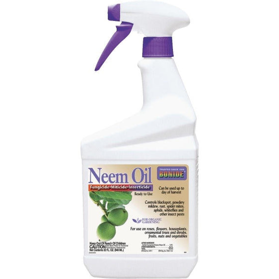 neem oil vs insecticidal soap for aphids Bonide Neem Oil