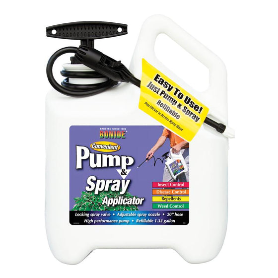 Bonide Pump & Spray White Jug with Black Handle