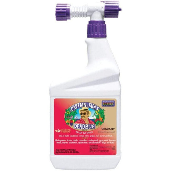 captain jacks deadbug brew spinosad large squirt bottle
