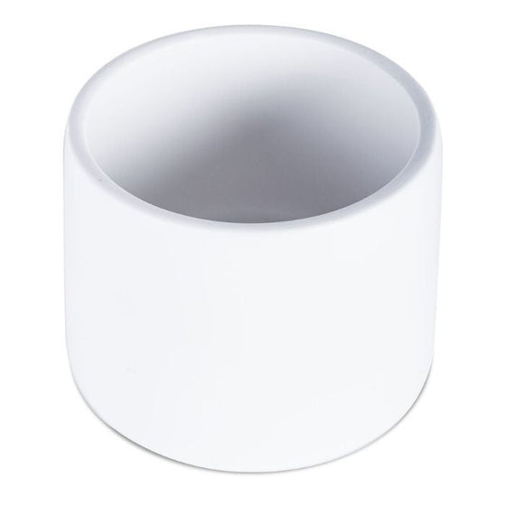 Dahlia White Ceramic Pot for potted plants at Garden Goods