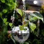 Disco Ball Hanging Planter