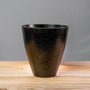 ebony Urn 5.5 inch EcoForms planter and saucer