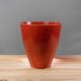 coral Urn 5.5 inch EcoForms planter and saucer