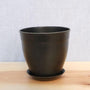black ecoforms biodegradable pot
