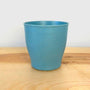 turquoise EcoForms Nova Rice Hull Pot 