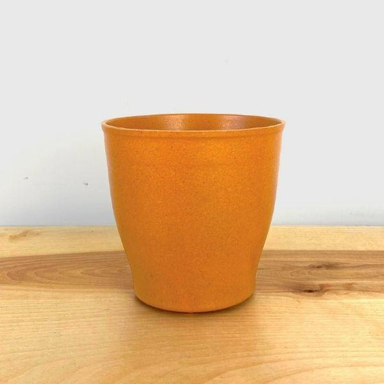 Tangerine EcoForms Nova Rice Hull Pot 