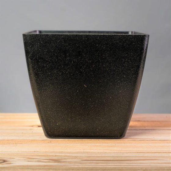 black square ecoforms pot