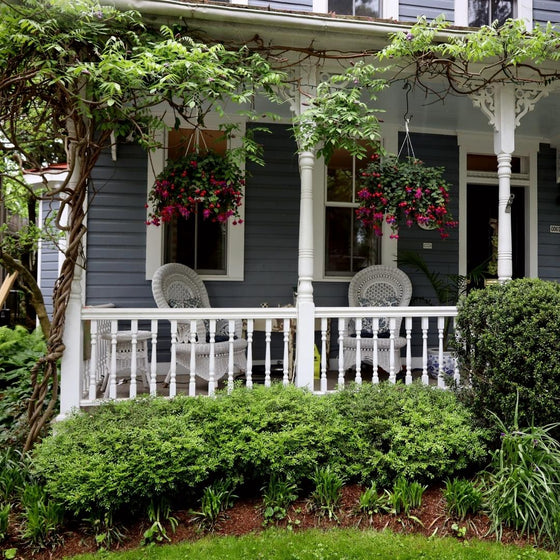 hanging baskets for porch