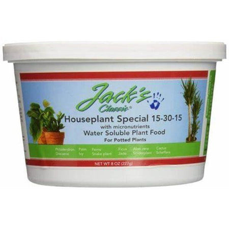 jack's house plant fertilizer Jack's Classic 8oz 15-30-15 Houseplant Special Fertilizer